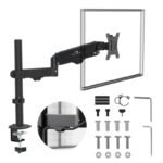 MACLEAN MONITOR MOUNT, GAS SPRING, 17"-32", 2-10KG, BLACK MC-135