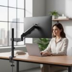 MACLEAN MONITOR MOUNT, GAS SPRING, 17"-32", 2-10KG, BLACK MC-135 - Image 7