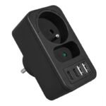 MACLEAN POWER SOCKET X2 + 4XUSB, SPLITTER WITH 2 SOCKETS, 2XUSB A, 2XUSB C PD 20W, 1X16A + 1X6A MCE249 F/B - Image 7