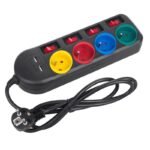 MACLEAN POWER STRIP 4 OUTLETS 2XUSB MCE229B - Image 5