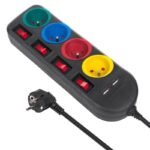 MACLEAN POWER STRIP 4 OUTLETS 2XUSB MCE229B - Image 6