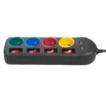 MACLEAN POWER STRIP 4 OUTLETS 2XUSB MCE229B - Image 7