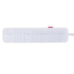 MACLEAN POWER STRIP, EXTENSION CORD 4 OUTLETS + 3XUSB, 110-240V AC 50/60HZ, 2.1A MAX 2500W, 3M, WHITE MCE393 W - Image 3