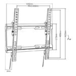 MACLEAN TV MOUNT MAX VESA 400X400, 32-70", 45KG, TILT ADJUSTMENT +0°~-10°, MC-412 - Image 5