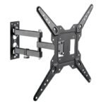 MACLEAN TV OR MONITOR MOUNT, UNIVERSAL, MAX VESA 400X400, 23-55", 30KG, BLACK MC-701N - Image 4