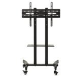Maclean TV stand trolley, professional, on wheels, max 32-65", max 40kg, MC-739 - Image 3