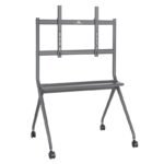 Maclean TV Trolley, 50"-86" Mobile TV Mount/Hanger for Office, 120kg, MC-977 - Image 2