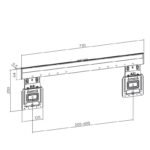 MACLEAN ULTRA FLAT TV WALL MOUNT 37-80" MC-481 - Image 8