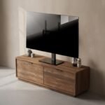 MACLEAN UNIVERSAL TV STAND, FOR TV CABINET, STAND, MAX. 40KG, MAX. VESA 400X400, HEIGHT AND ANGLE ADJUSTMENT MC-1240 - Image 6