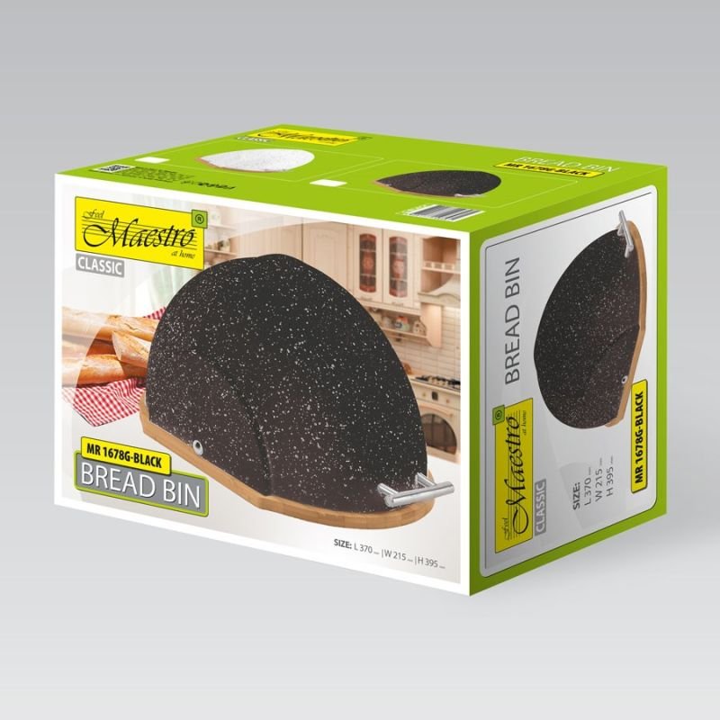 lupin-wear-ca-maestro-mr-1678g-black-breadbox-2040694 MAESTRO MR-1678G-BLACK breadbox - Image 1