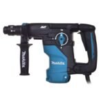 MAKITA HR3012FCWJ SDS-Plus 3.9J 1050W AVT MAKPAC Rotary Hammer + DX11 Dust Collector Black, Blue - Image 2