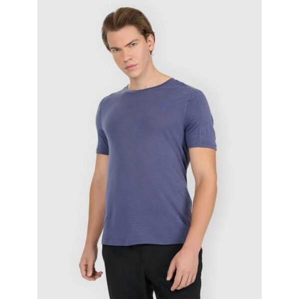 Mens 4F Merino Wool Trekking T-shirt 4FWAW25TFTSM1526-32S