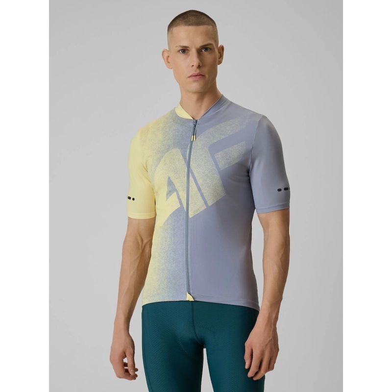 lupin-wear-ca-men-s-4f-upf50-cycling-jersey-4frss26tftsm2448-73a-3019801 Mens 4F UPF50+ Cycling Jersey 4FRSS26TFTSM2448-73A - Image 1