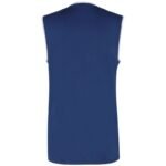 Mens adidas Entrada 26 Sleeveless Jersey Navy Blue KB3930 - Image 3