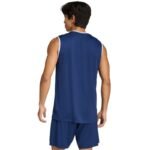 Mens adidas Entrada 26 Sleeveless Jersey Navy Blue KB3930 - Image 4