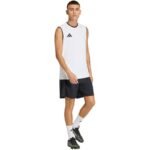 Mens adidas Entrada 26 Sleeveless Jersey White KB3928 - Image 6
