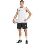 Mens adidas Entrada 26 Sleeveless Jersey White KB3928 - Image 7