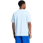 Mens adidas Essentials 3 Stripes T-shirt blue JE6397 - Image 3
