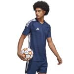 Mens adidas Tiro 23 Competition Match Jersey Navy Blue HT5688 - Image 3