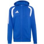 Mens adidas Tiro 26 League Sweat Full Zip Hoodie Blue KF9105 - Image 2