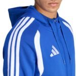 Mens adidas Tiro 26 League Sweat Full Zip Hoodie Blue KF9105 - Image 4