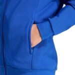 Mens adidas Tiro 26 League Sweat Full Zip Hoodie Blue KF9105 - Image 5