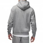 Mens Air Jordan Essentials Fleece Carbon Heather Hoodie - FJ7774-091 - Image 2