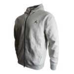 Mens Air Jordan Sport Hoop Fleece Dri-FIT Hoodie Gray - FV8602-050 - Image 2