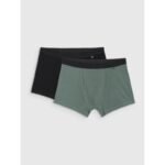 Mens boxer shorts (2-pack) 4F 4FWAW25UBXSM062 4F 4FWAW25UBXSM062-92S