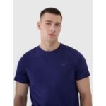 Mens cotton T-shirt 4F 4FWMM00TTSHM2256-31S - Image 3