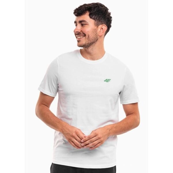 Mens cotton T-shirt 4F 4FWSS26TTSHM4484-10S