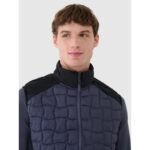 Mens down trekking vest with Primaloft filling Black 4F 4FWSS25TVJAM177-22S - Image 4