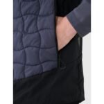 Mens down trekking vest with Primaloft filling Black 4F 4FWSS25TVJAM177-22S - Image 5