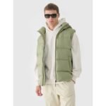 Mens down vest with natural filling 4F 4FWAW24TVJAM148-43S