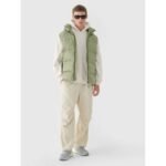 Mens down vest with natural filling 4F 4FWAW24TVJAM148-43S - Image 2