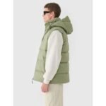 Mens down vest with natural filling 4F 4FWAW24TVJAM148-43S - Image 3