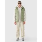 Mens down vest with natural filling 4F 4FWAW24TVJAM148-43S - Image 4