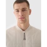 Mens down vest with stand-up collar 4F 4FRAW24TVESM171-12S - Image 5