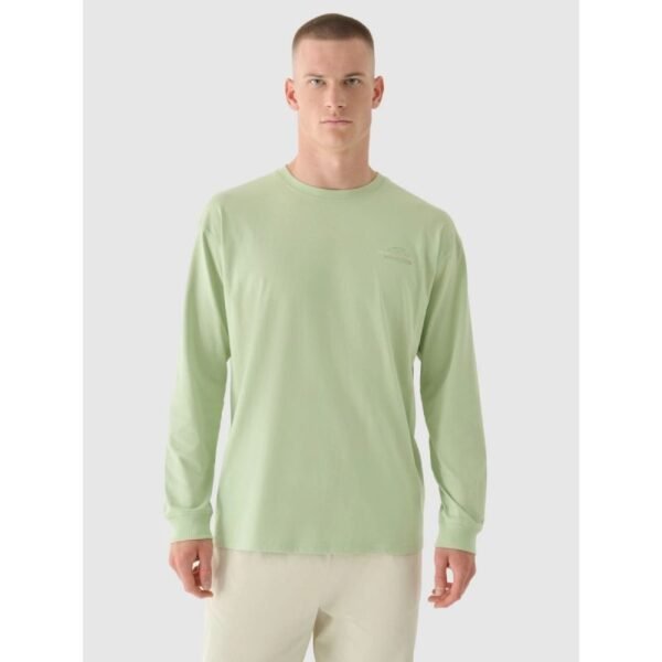 Mens oversize longsleeve with print 4F 4FRAW24TLONM502-44S