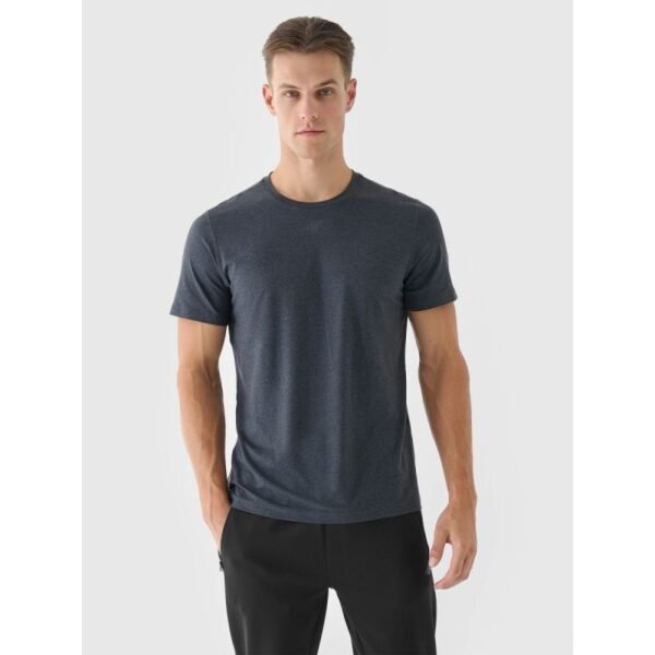 Mens quick-drying regular training T-shirt 4F 4FWAW24TFTSM1003-22M