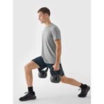 Mens quick-drying regular training T-shirt 4F 4FWAW24TFTSM1003-25M