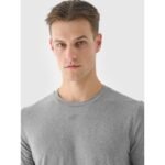 Mens quick-drying regular training T-shirt 4F 4FWAW24TFTSM1003-25M - Image 4