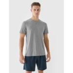 Mens quick-drying regular training T-shirt 4F 4FWAW24TFTSM1003-25M - Image 5