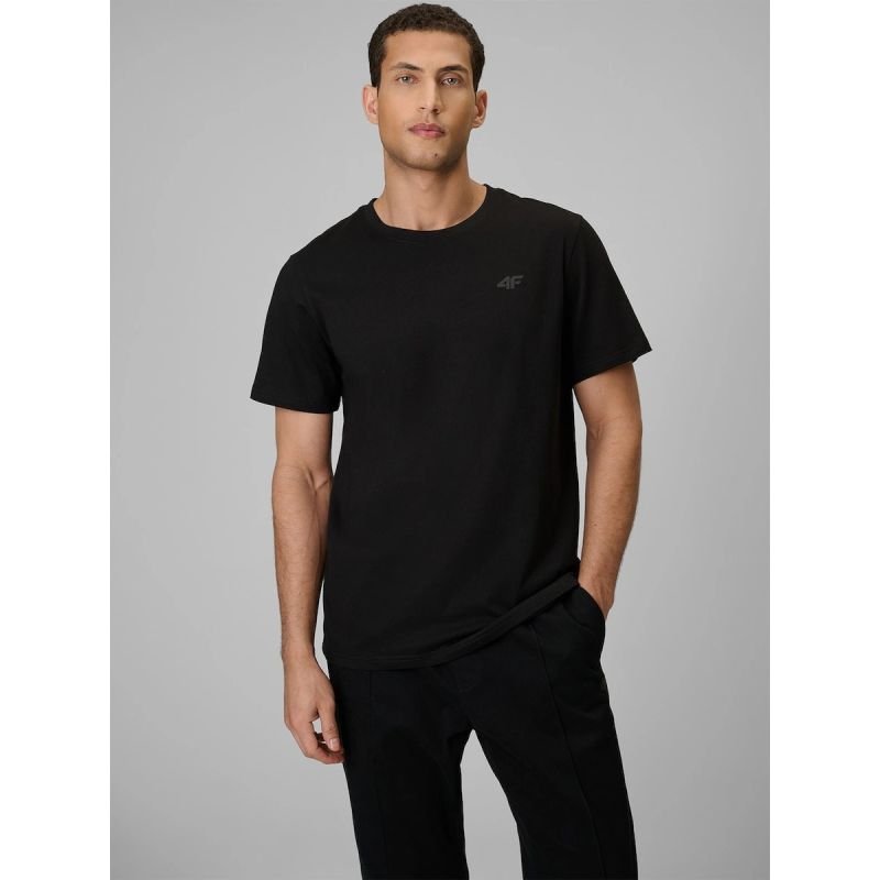 lupin-wear-ca-men-s-regular-plain-t-shirt-4f-4frmm00ttshm4192-20s-2803720 Mens regular plain T-shirt 4F 4FRMM00TTSHM4192-20S - Image 1