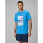 Mens regular printed T-shirt 4F 4F 4FWSS26TTSHM2783-33S