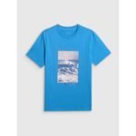 Mens regular printed T-shirt 4F 4F 4FWSS26TTSHM2783-33S - Image 5