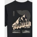 Mens regular printed T-shirt 4F 4FRAW25TTSHM3377-20S - Image 8