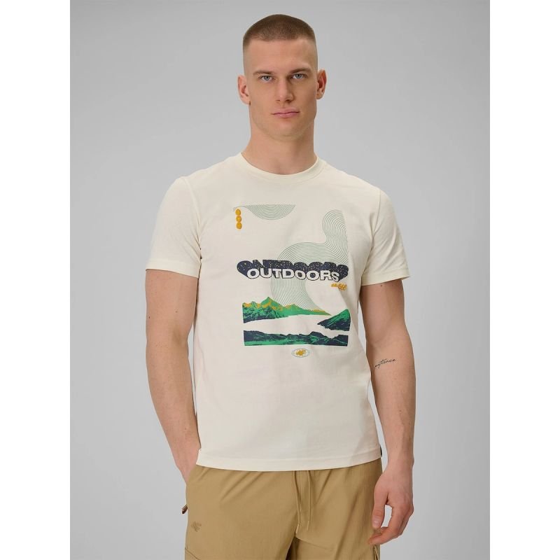 lupin-wear-ca-men-s-regular-printed-t-shirt-4f-4fraw25ttshm3378-11s-2803674 Mens regular printed T-shirt 4F 4FRAW25TTSHM3378-11S - Image 1