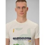 Mens regular printed T-shirt 4F 4FRAW25TTSHM3378-11S - Image 4
