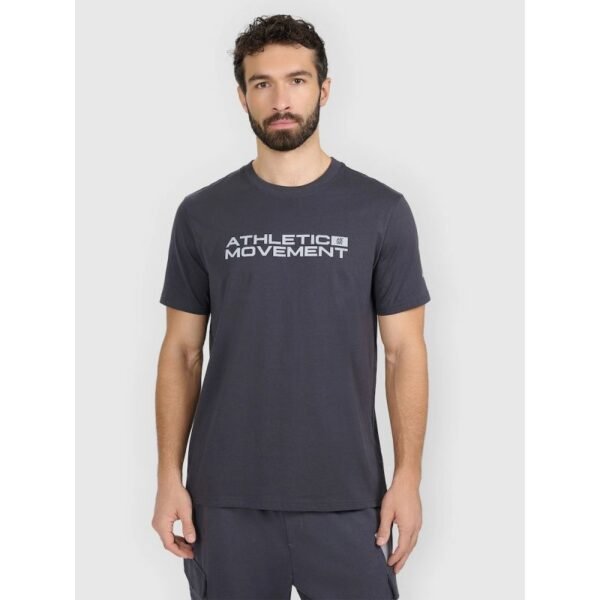 Mens regular printed T-shirt 4F 4FRAW25TTSHM3384-22S